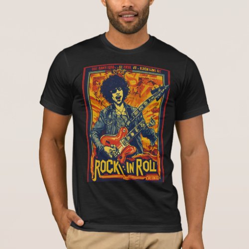 Rock n Roll Rebel Tee T_Shirt