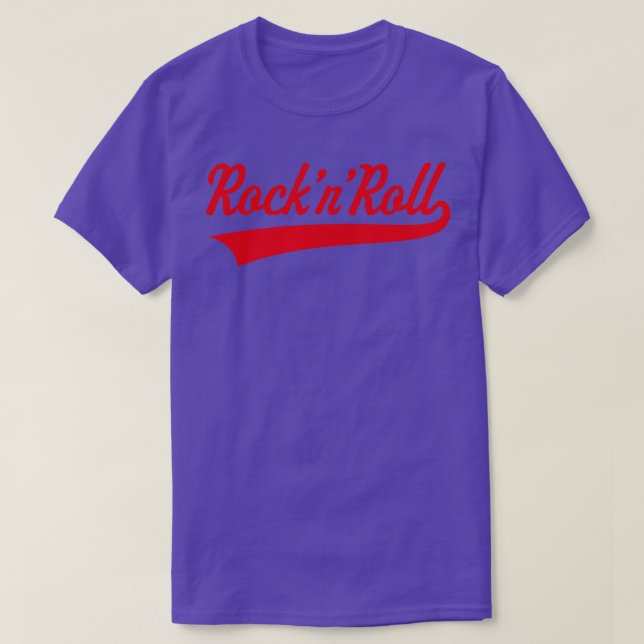 Rock n Roll Red T-Shirt (Design Front)
