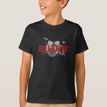 Rock 'n Roll Roadie Kid's T-shirt by oldrockerdude at Zazzle