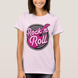 Rock N Roll rockabilly record design T-Shirt