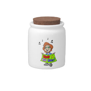 ROCK 'N ROLL RULES CANDY JAR