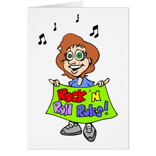 ROCK 'N ROLL RULES CARDS (Front)