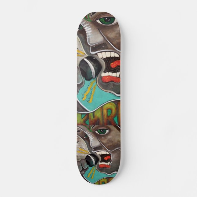 Rock N Roll Skateboard Deck (Front)