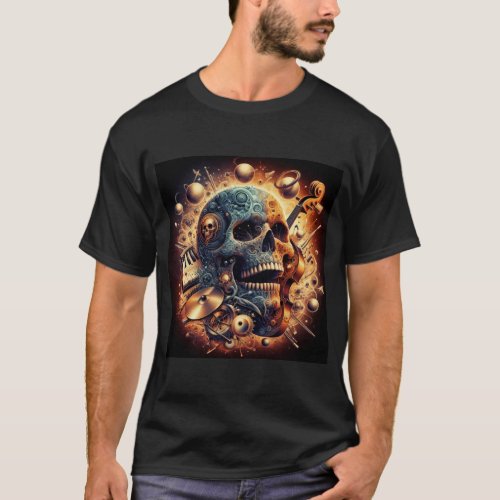 Rock n Roll Skeletons 40 T_Shirt