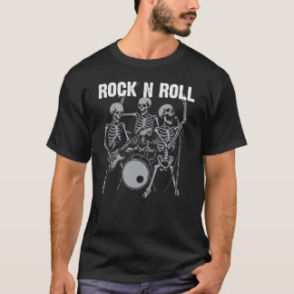 Rock n roll skeletons band T-Shirt