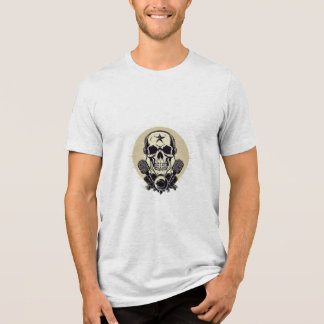 Rock 'n' Roll Skull and Mic Tri-Blend Shirt