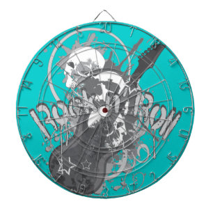 Rock n' Roll Skulls Dartboard