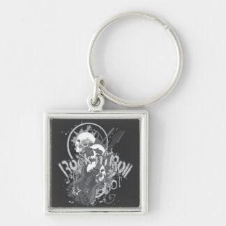 Rock n' Roll Skulls Keychain