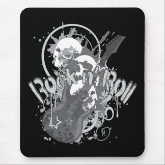 Rock n' Roll Skulls Mouse Pad