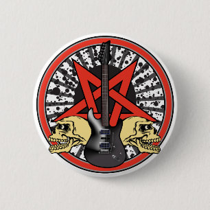 Rock n Roll Star Pinback Button