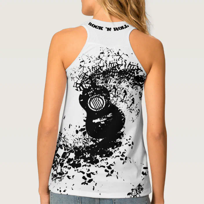 Women's rock and roll tank tops Clearance