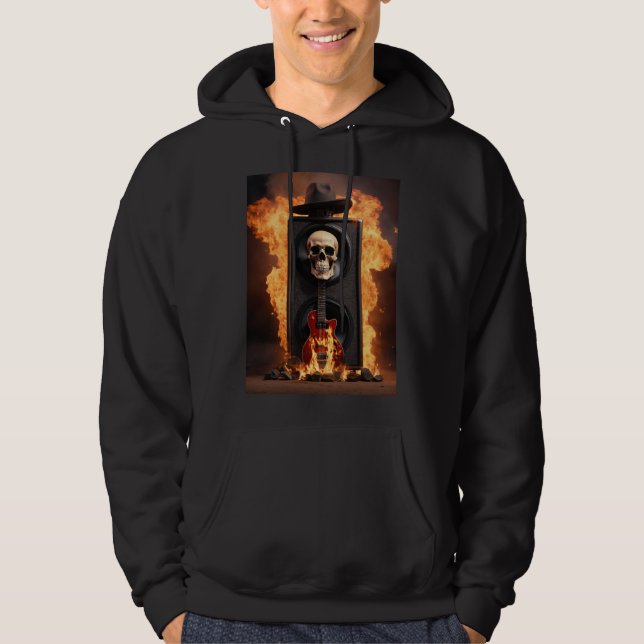 Rock 'n' Roll Threads: Unleash Your Inner Rebel wi Hoodie (Front)