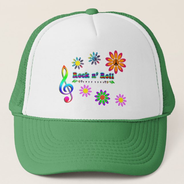 Rock n' Roll Trucker Hat (Front)