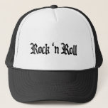 Rock N Roll Trucker Hat at Zazzle