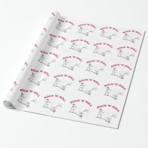 Rock 'N' Roll Wrapping Paper