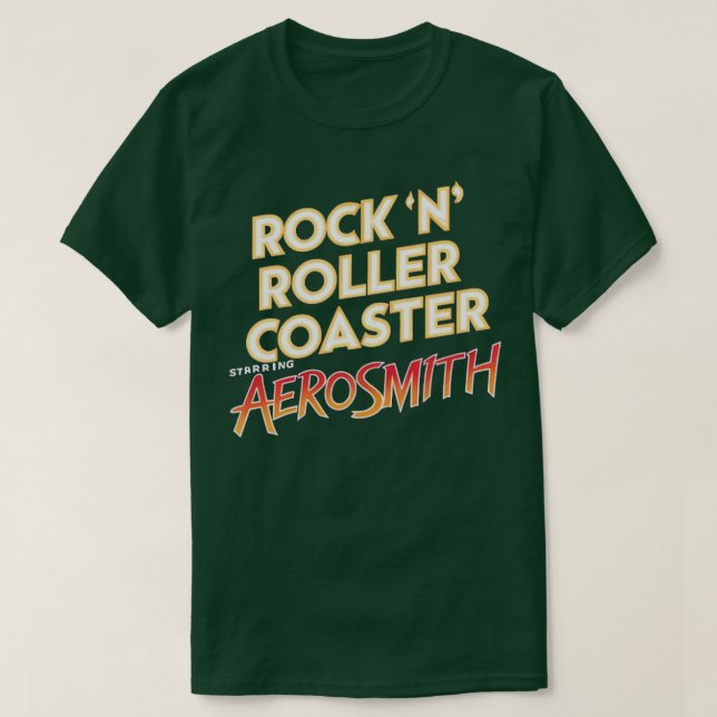 Rock N Rollercoaster TShirt (Design Front)