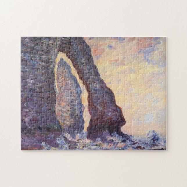 Rock Needle & Porte d'Aval Monet Fine Art Jigsaw Puzzle (Horizontal)