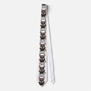 Rock now, apologize later neck tie