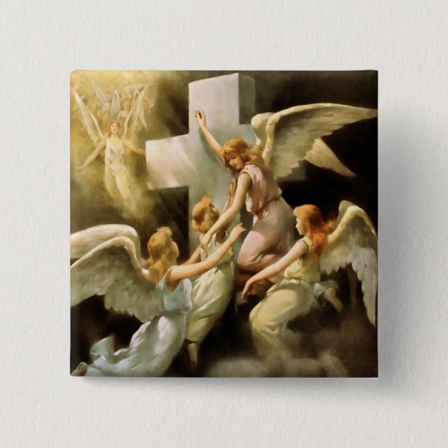 Rock of Ages Pinback Button (Front)