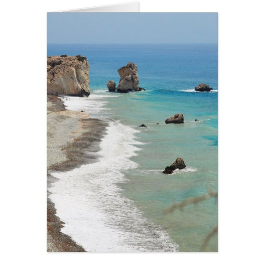 Rock Of Aphrodite, Cyprus Cards (Front)