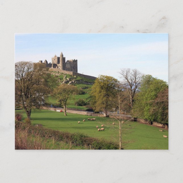 Rock of Cashel view Postcard (Front)
