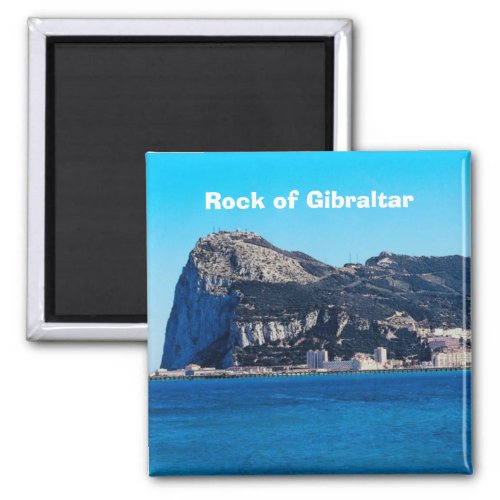 Rock of Gibraltar Travel Photo Souvenir Magnet