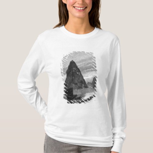 Rock of the Little Orphan on the Yangtze River T_Shirt