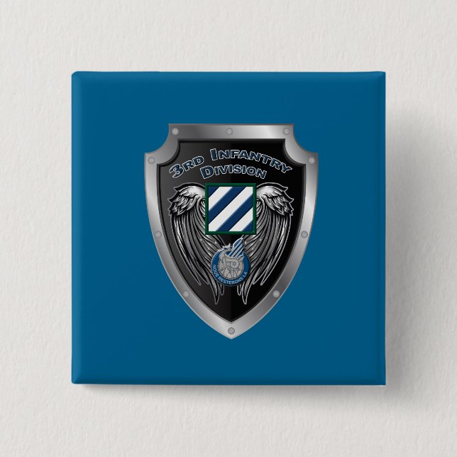 “Rock of the Marne” 3rd Infantry Division Button (Front)