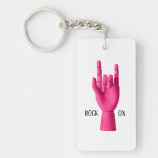 Rock On! Acrylic Keychain