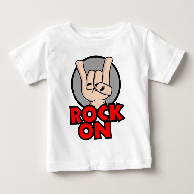 Rock On Baby Shirt (Front)