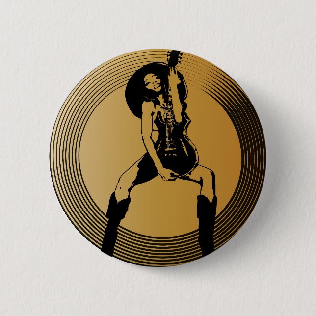 Rock on! button (Front)