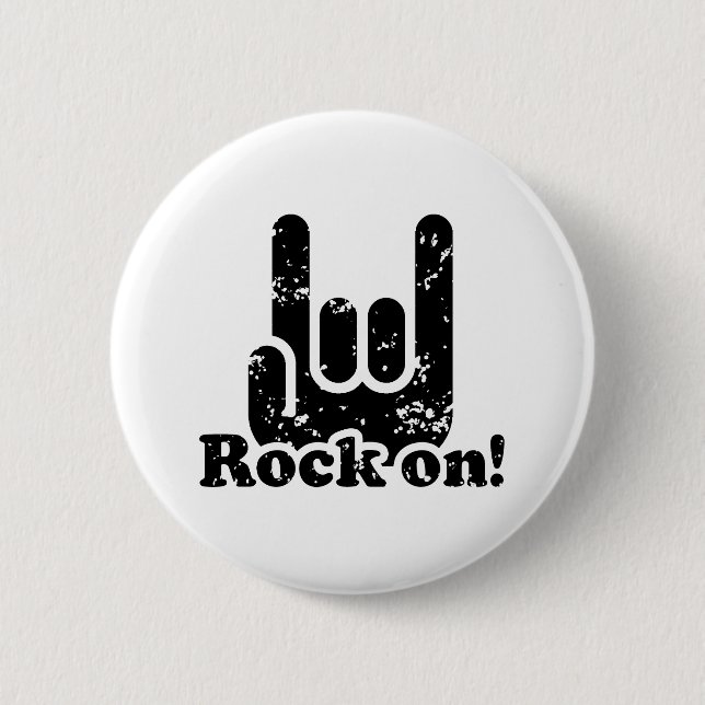 Rock On Button (Front)