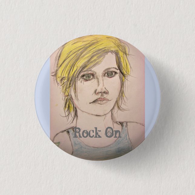 Rock On Button (Front)