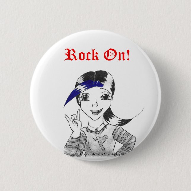 Rock On! Button (Front)
