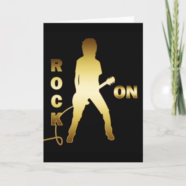 ROCK ON CARD (Front)