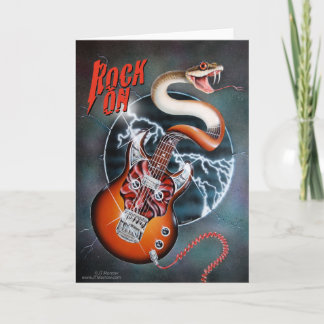 Rock On Card