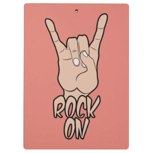 ROCK ON custom color clipboard