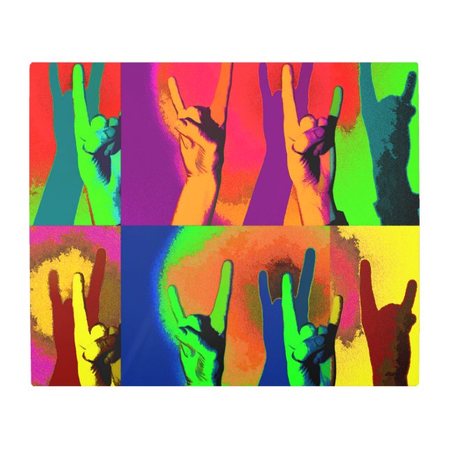 Rock On Everyone - You Rock Hand Signs   (Front)