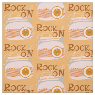 Rock On Fifties Radio Fabric