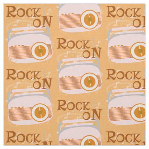 Rock On Fifties Radio Fabric