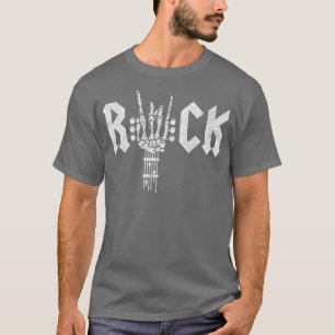 Rock On Guitar Neck Concert Band Tees For Women & 