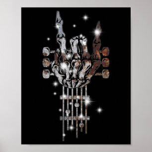 Rock On Guitar Neck Concert Bynd Tees For Women An Poster