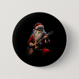 Rock On Guitar Neck - Rock & Roll Halloween Sk Button