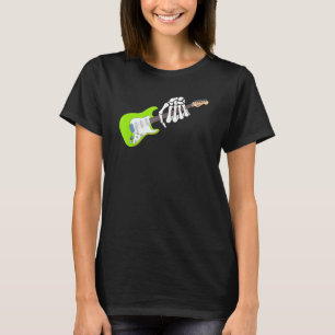 Rock On Guitar Neck - With A Sweet Rock & Roll Ske T-Shirt
