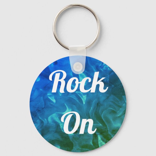 Rock On  Keychain (Front)