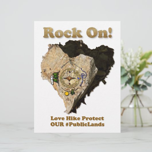 ROCK ON! Love Hike Protect Our Public Lands (Standing Front)