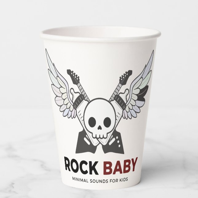 Rock on! paper cups (Front)