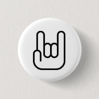 Rock On Pinback Button