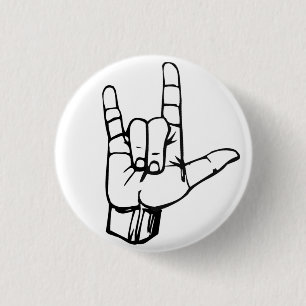 Rock On! Pinback Button
