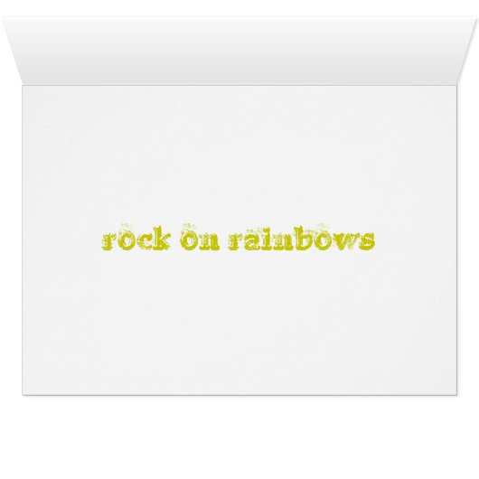 rock on rainbows (Inside Horizontal (Bottom))
